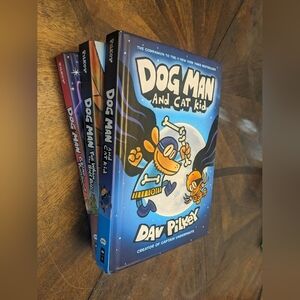Lot of 3 Dog Man Hardcover Books – Dav Pilkey